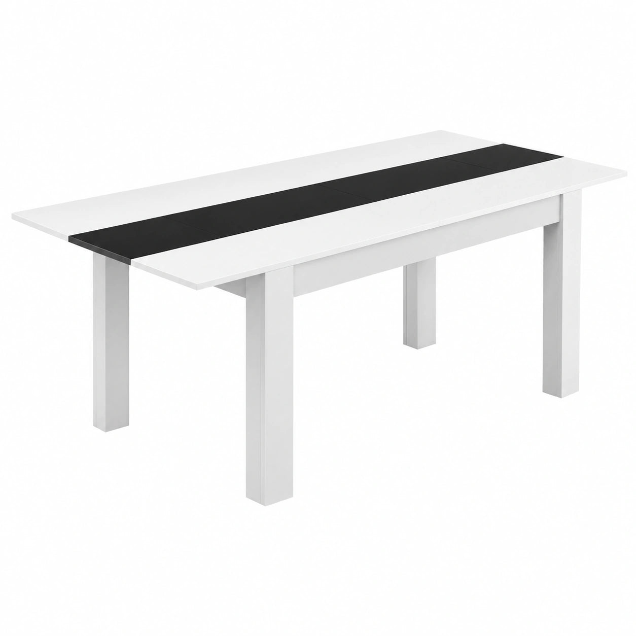table-a-manger-extensible-rectangle-610-personnes-blanche-et-noire-kzkfs10672qa