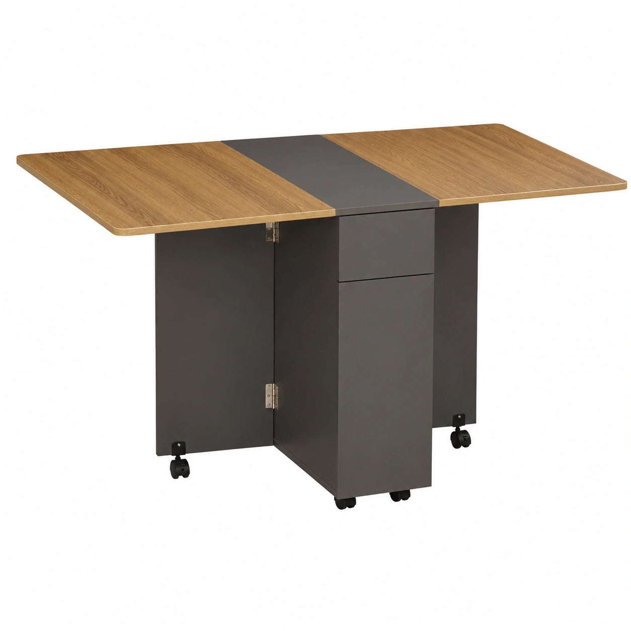 table-a-manger-pliante-sur-roulettes-avec-tiroirs-et-placards-pour-petits-espaces-fmpds10674wu