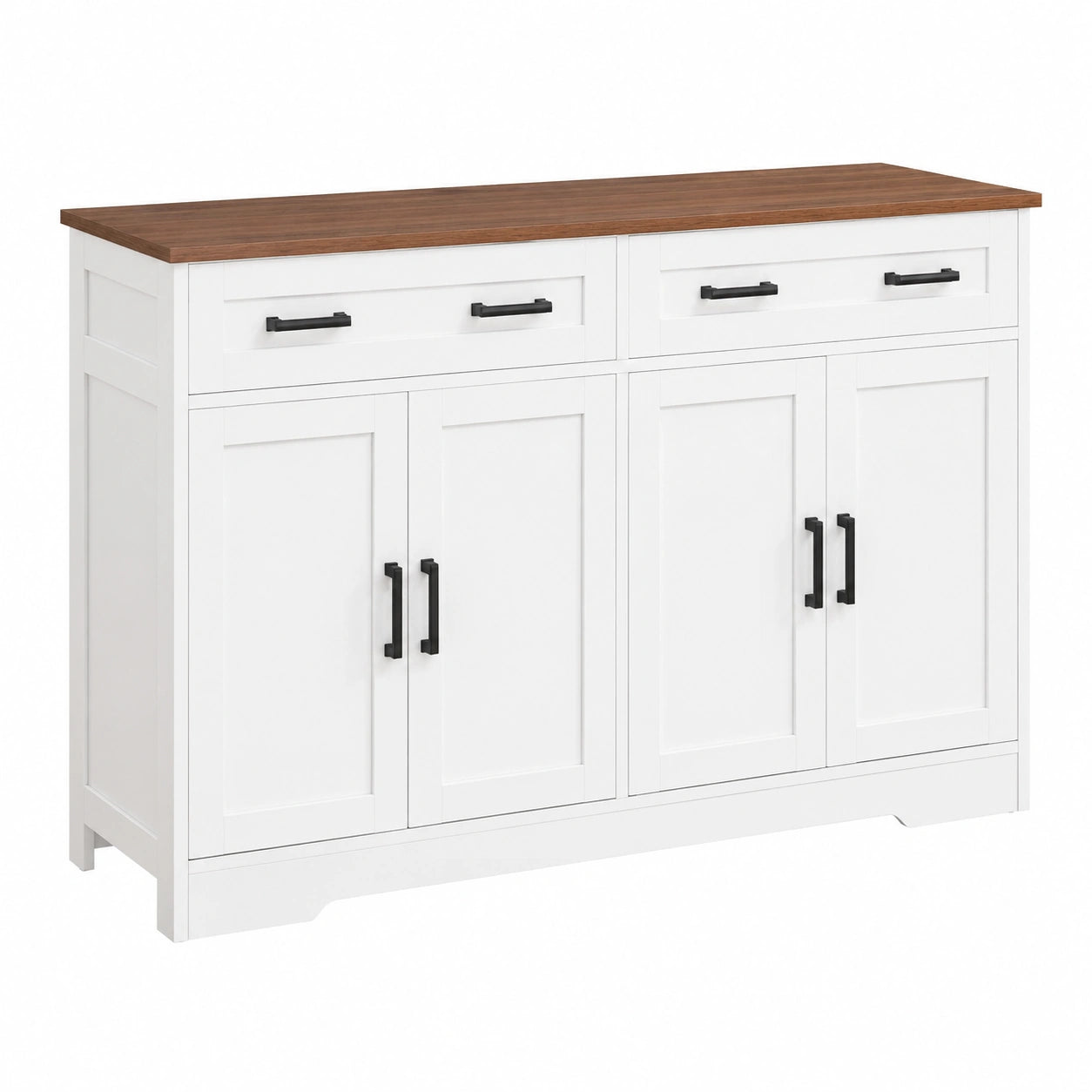buffet-de-cuisine-avec-tiroirs-et-portes-etagere-reglable-blanc-fiddt10708gi