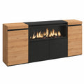 buffet-moderne-avec-cheminee-electrique-chene-et-noir-4-portes-xnkyr10717rp
