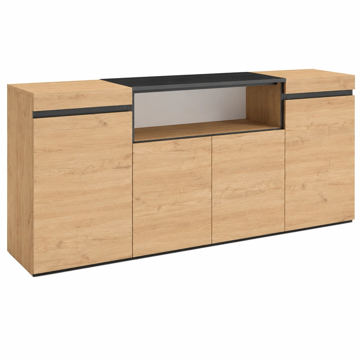 buffet-moderne-4-portes-pour-salon-ou-cuisine-en-chene-et-noir-ffhwy10702jj
