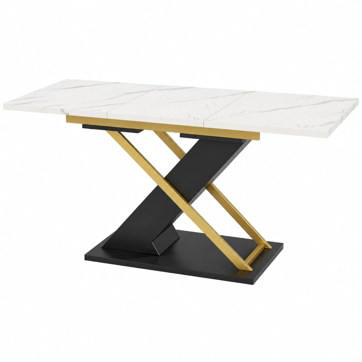 table-a-manger-extensible-moderne-avec-croisillons-dores-ideale-pour-salon-et-bureau-oscgh10686pr