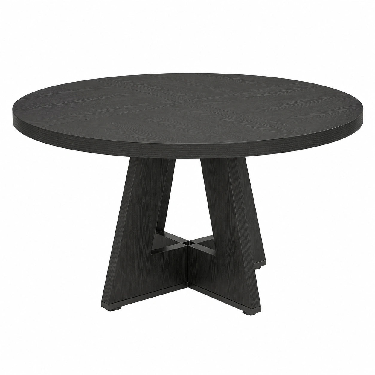table-a-manger-ronde-en-bois-4-personnes-plateau-et-pied-en-croix-noirs-gnkni10684td